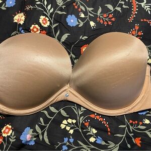 Victoria's Secret Nude Strapless Bra 32DD